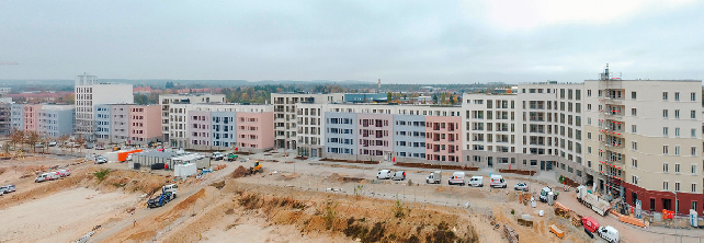 Wir lieferten die Fenster , französischen Balkone,Rollos, Haustüren, Lichtenreuther Zeile Nürnberg geförderter Wohnungsbau | Schuller GmbH, Neumarkt